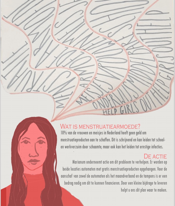 Menstruatiearmoede – help jij ons mee?